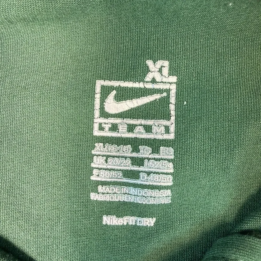 Nike Fit Women's Michigan State Polo, Size XL Green MSU Spartan Shield